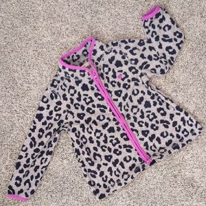 Girl's Oshkosh B'gosh Zip-Front Fleece (Size 3T)